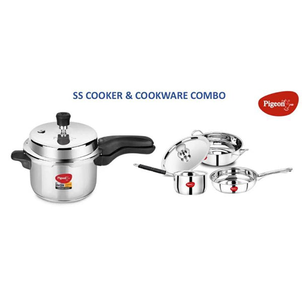 Pigeon pressure cooker online combo offer