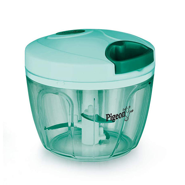 Buy Pigeon by Stovekraft Handy Chopper - Stainless Steel Blades, Plastic  Body, Green, XL, BPA Free, Versatile Usage Online at Best Price of Rs 349 -  bigbasket