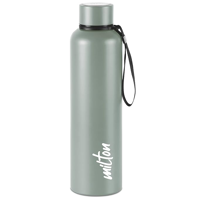 MILTON Aura Thermosteel Bottle,  Water Bottles, 24 Hours Hot and Cold, Easy to Carry, Easy Grip, Rust Proof, Tea, Coffee, Office, Travel Bottle,