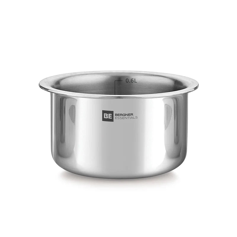 Bergner BE Bergner Essentials Tri-Ply Stainless Steel Junior Tope - Induction Bottom (5-Year Warranty)