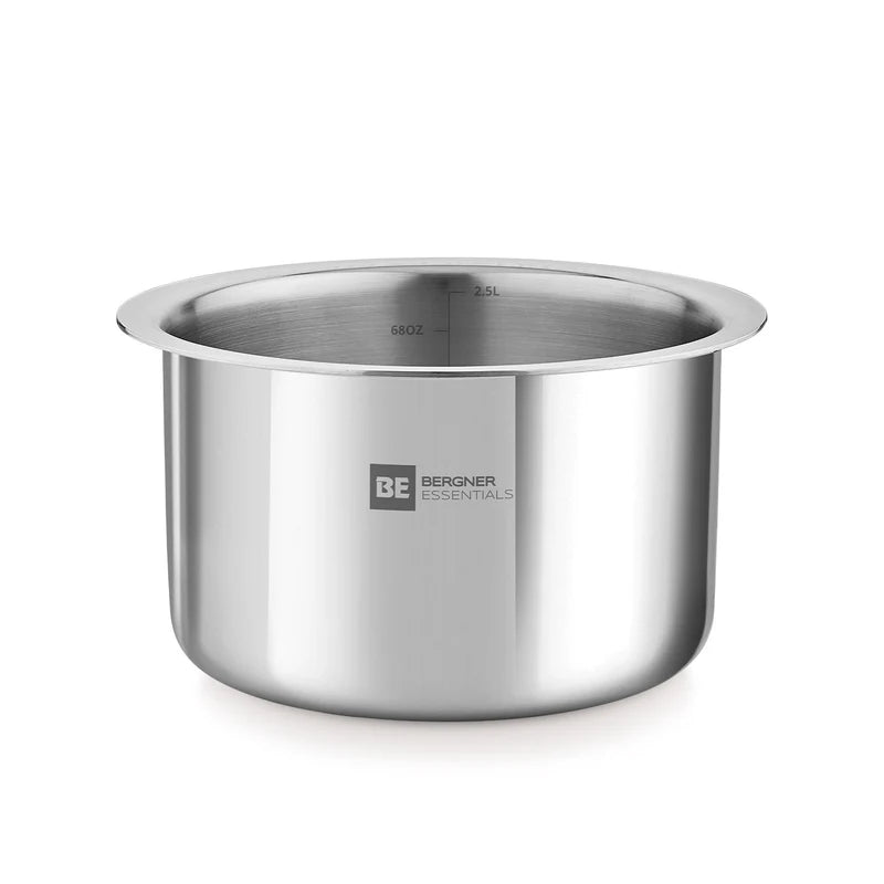 Bergner BE Bergner Essentials Tri-Ply Stainless Steel Tope - Induction Bottom (5-Year Warranty)