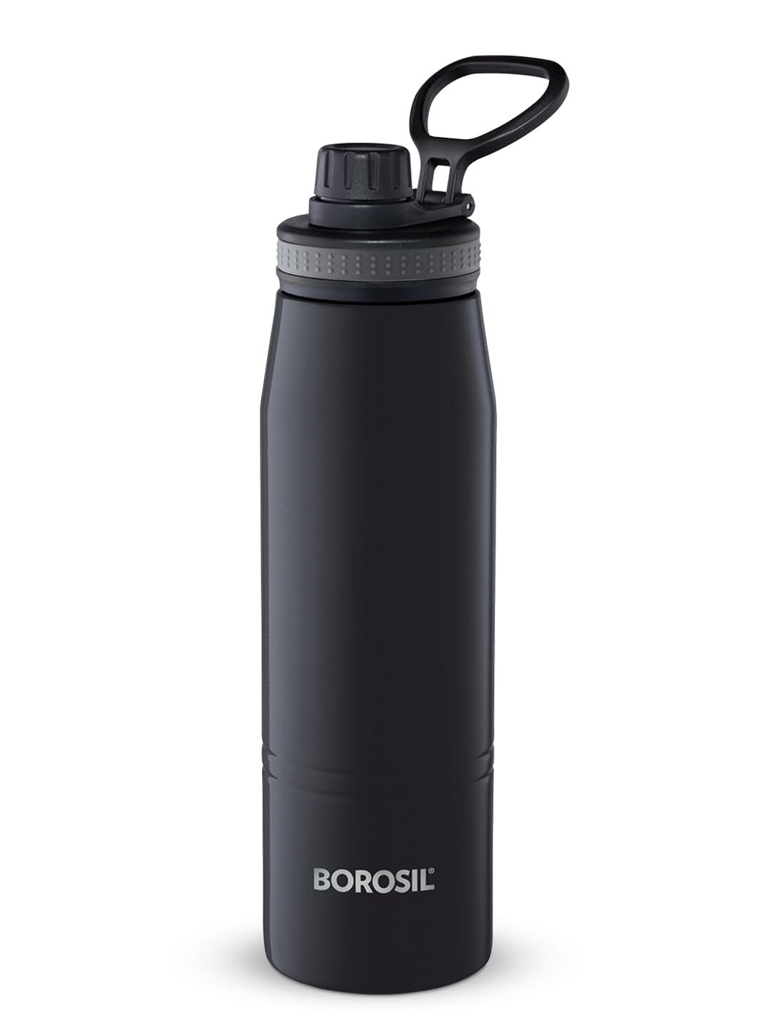 Borosil Hydra Gosports Stainless Steel 900 ml Water Bottle | Double Wall Vacuum Insulated | 14 Hours Hot & 18 Hours Cold | Leakproof, BPA Free | 1 Year Warranty,