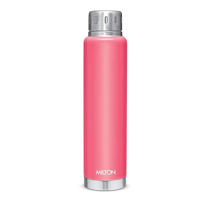 Milton Elfin Thermosteel 24 Hours Hot and Cold Water Bottle,| Leak Proof | Easy to Carry | Office Bottle | Hiking | Trekking | Travel Bottle | Gym | Home | Kitchen Bottle