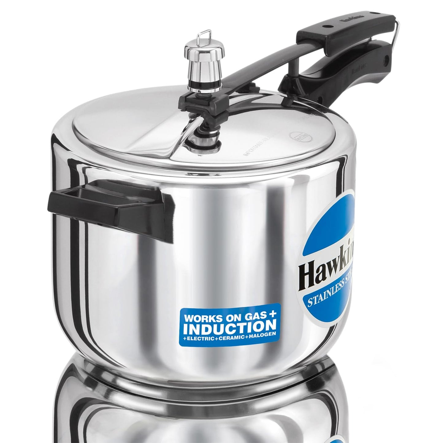 Hawkins 5 Litre Pressure Cooker, Stainless Steel Inner Lid Cooker, Induction Cooker, Silver (HSS50)