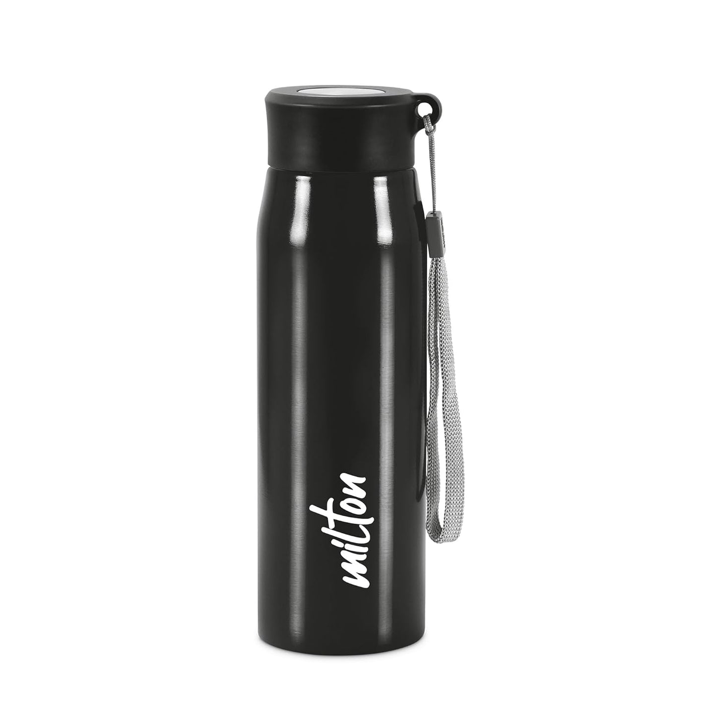 MILTON Handy Stainless Steel Water Bottle,  water bottles, Single walled, Leak-Proof, Rust-free Steel Bottle, Easy Grip, Easy to Carry, Travel Bottle,