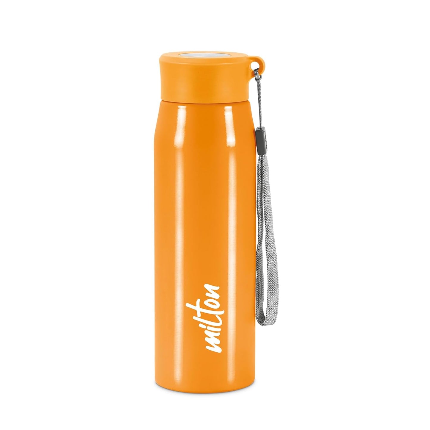 MILTON Handy Stainless Steel Water Bottle,  water bottles, Single walled, Leak-Proof, Rust-free Steel Bottle, Easy Grip, Easy to Carry, Travel Bottle,