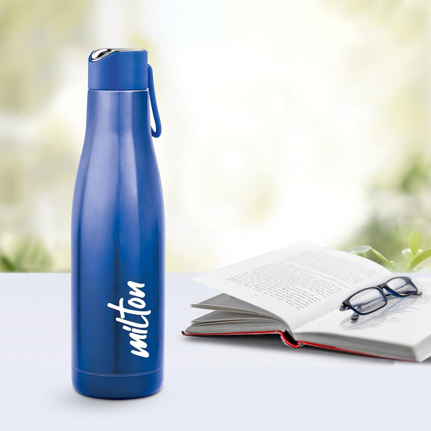 Milton Fame 600 Thermosteel Vacuum Insulated Stainless Steel 24 Hours Hot and Cold Water Bottle, 515 ml,