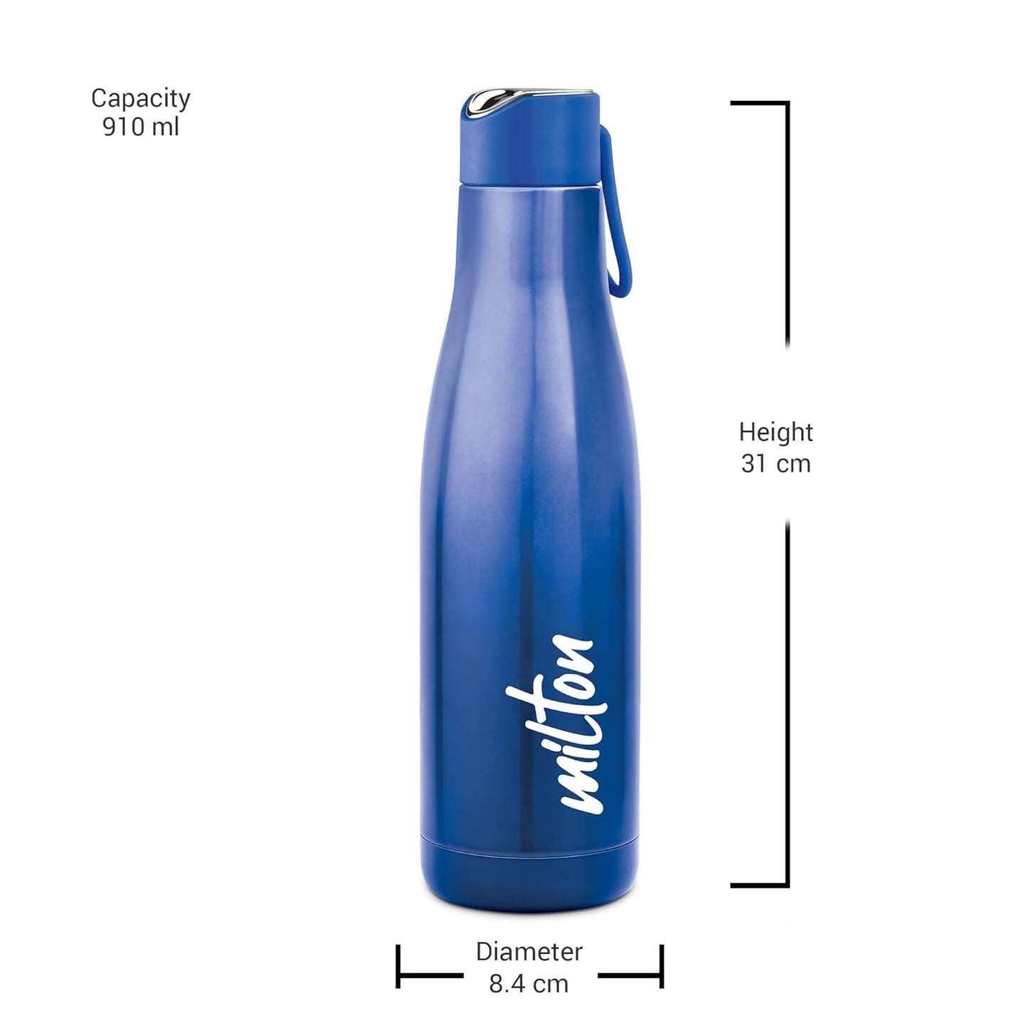 Milton Fame 1000 Thermosteel Insulated Water Bottle, 891 ml,