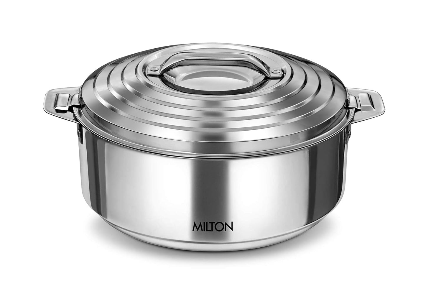 MILTON Galaxia Double Walled Stainless Steel Casserole,, Silver | PU Insulated | Hot & Cold | Hygiene | Odourless