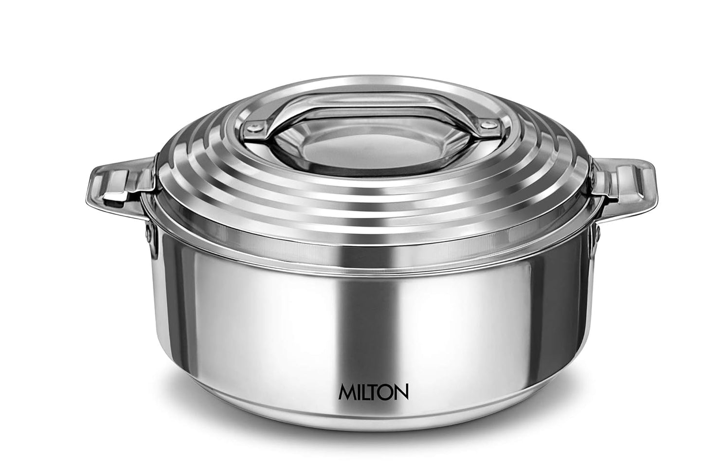 MILTON Galaxia Double Walled Stainless Steel Casserole,, Silver | PU Insulated | Hot & Cold | Hygiene | Odourless