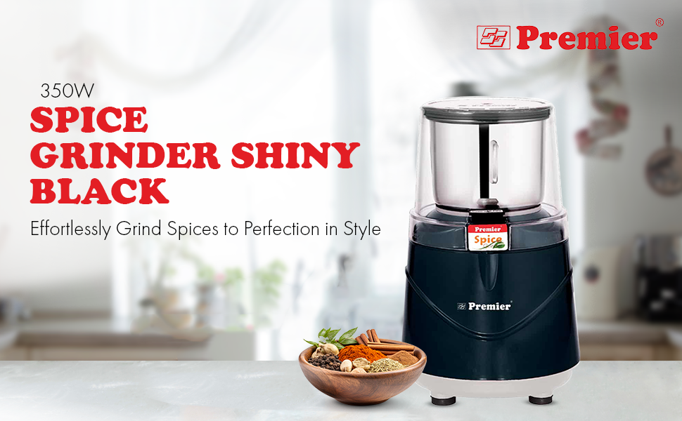 Premier Spice Grinder Shiny Black