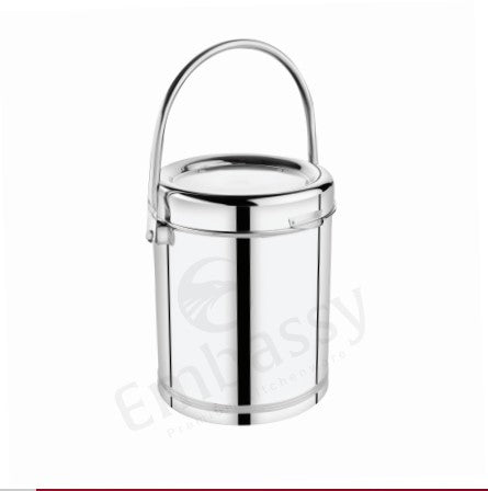 Embassy Stainless steel Ghee/Oil/Milk Barni / Milk Pot (TAJ BHARNI)