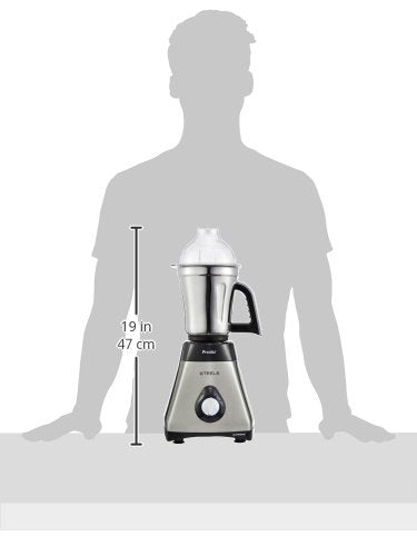 Preethi Steele Supreme Mixer Grinder, 750W 4 Jars