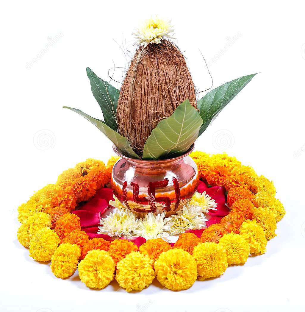 Shiv Shakti Arts® Pure Copper Kalash Lota -for Temple Use & Pooja Purpose(Big - Kumkuma Shinee Design) - (Vol - 800 ML) - 1 Piece