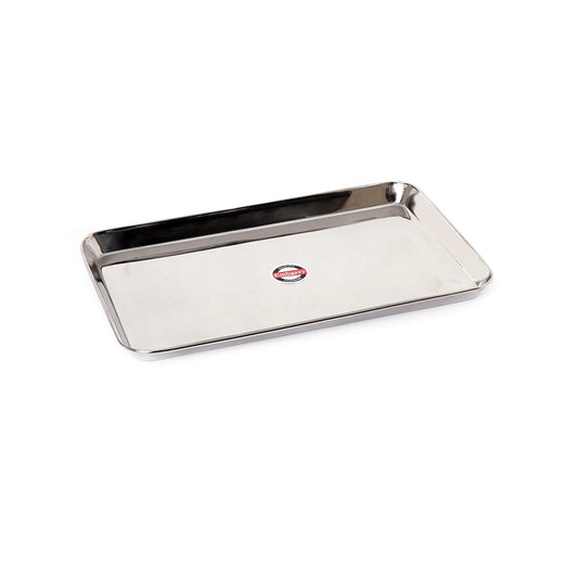 Embassy Deep Tray (Rectangle), Size 1, 18.5x29.5 cms (Pack of 1, Stainless Steel)