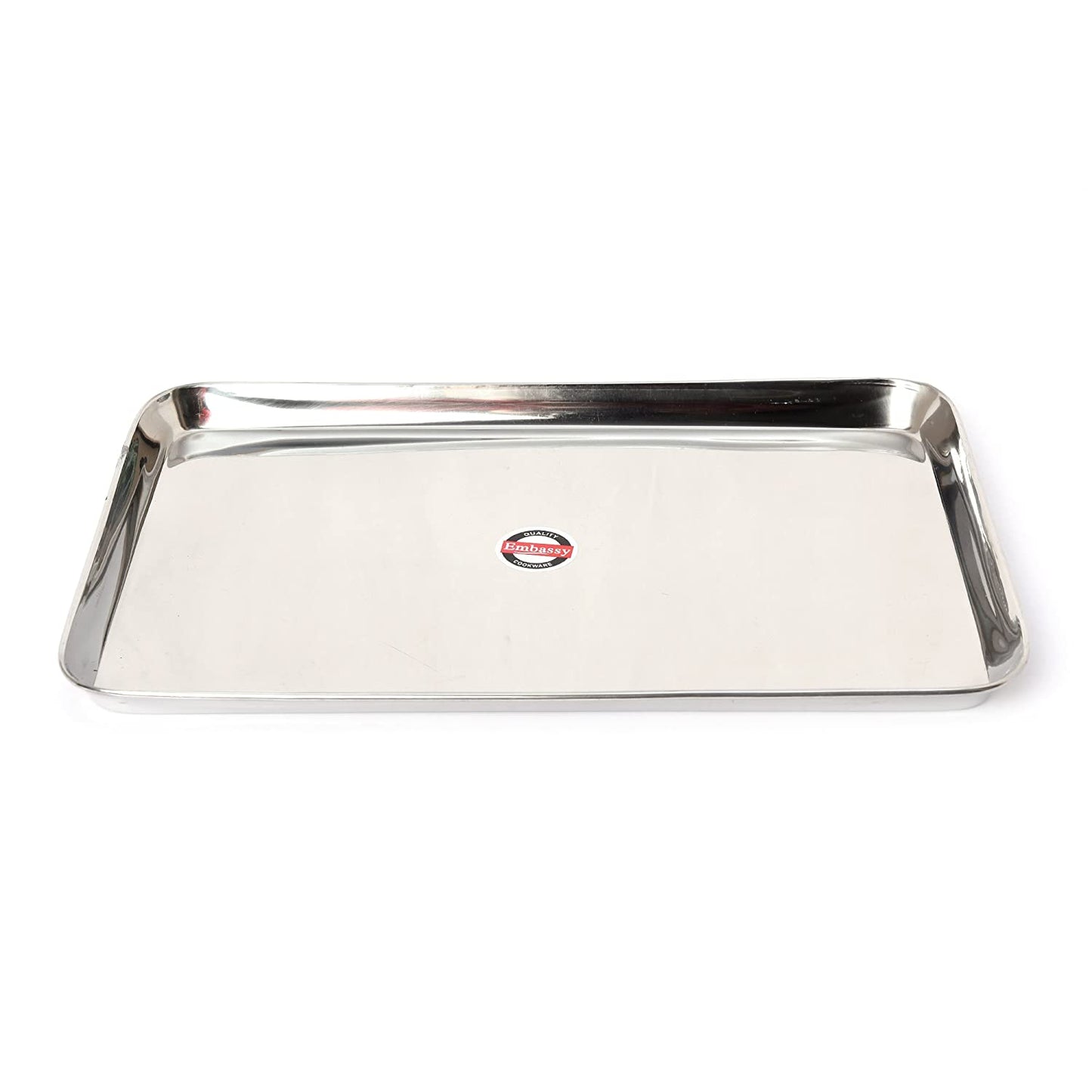Embassy Deep Tray (Rectangle), Size 2, 22x32.9 cms (Pack of 1, Stainless Steel)