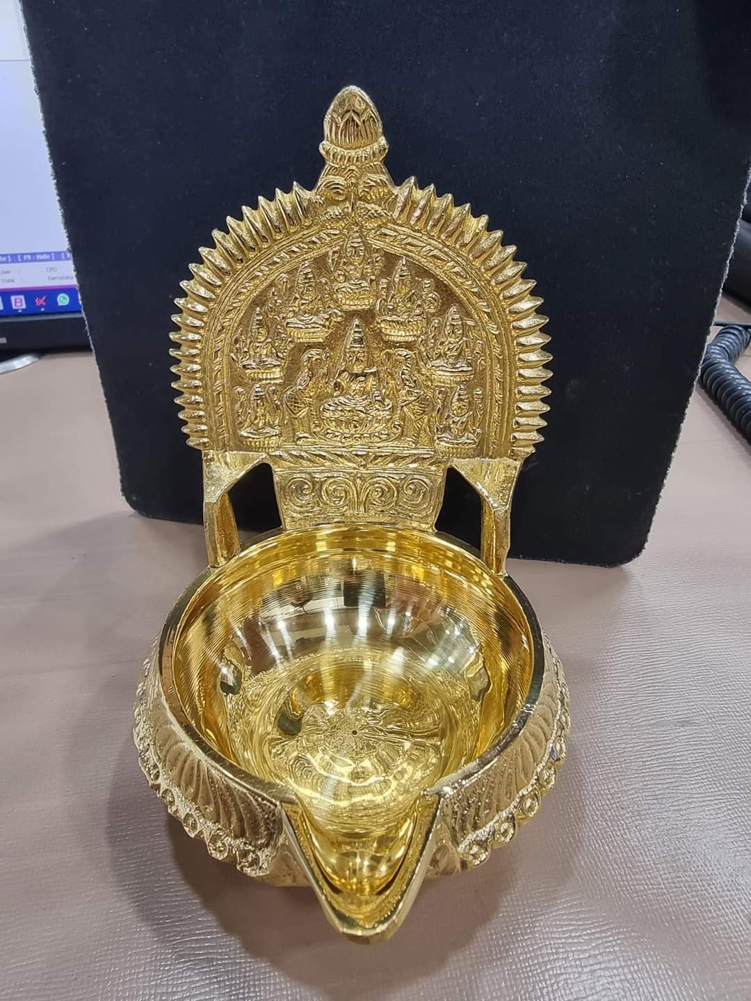 Brass New Ashtalakshmi Deepa