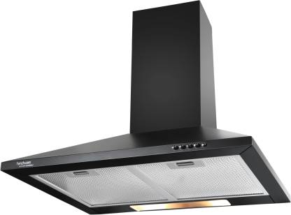 Hindware Clarissa Blk 60 / Clarissa Blk 60 IN Wall Mounted Chimney  (Black 700 CMH/m3/h)