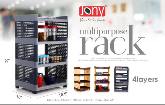 Jony Multipurpose Rack 3 steps  Plastic