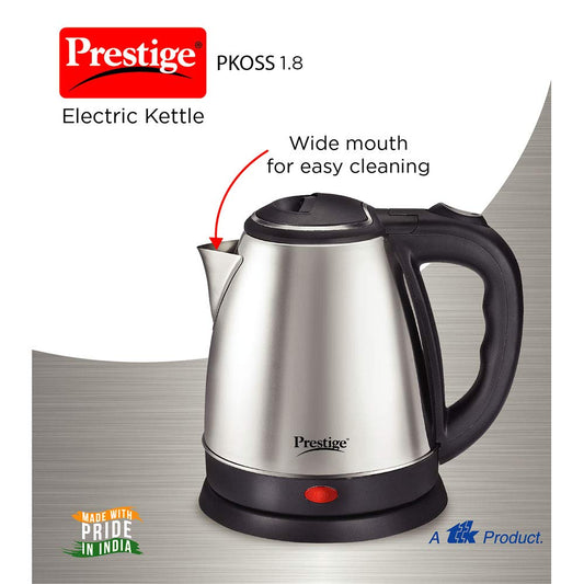 Prestige PKOSS 1.8-Litre 1500W Electric Kettle (can't be used to boil milk)