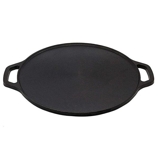 Embassy Cast Iron Flat Dosa/Roti Tawa/Griddle, Pre-Seasoned Cookware, 12 Inches / 30 Cms (Machine Polished)