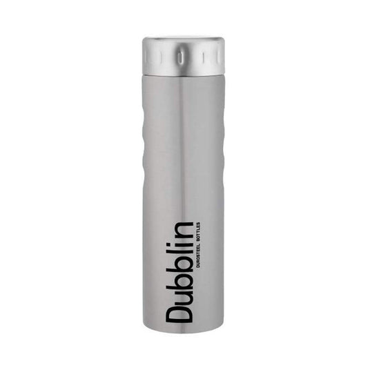 DUBBLIN Ice Stainless Steel Sipper Water Bottle, BPA-Free, Sports Water Bottle (Silver 750ML | ICE CUBE 750 SILVER)