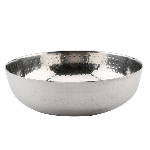 Embassy Stainless Steel Hammered Tasla/Kadhai (Without Handle), 1500 ml (Size 10)