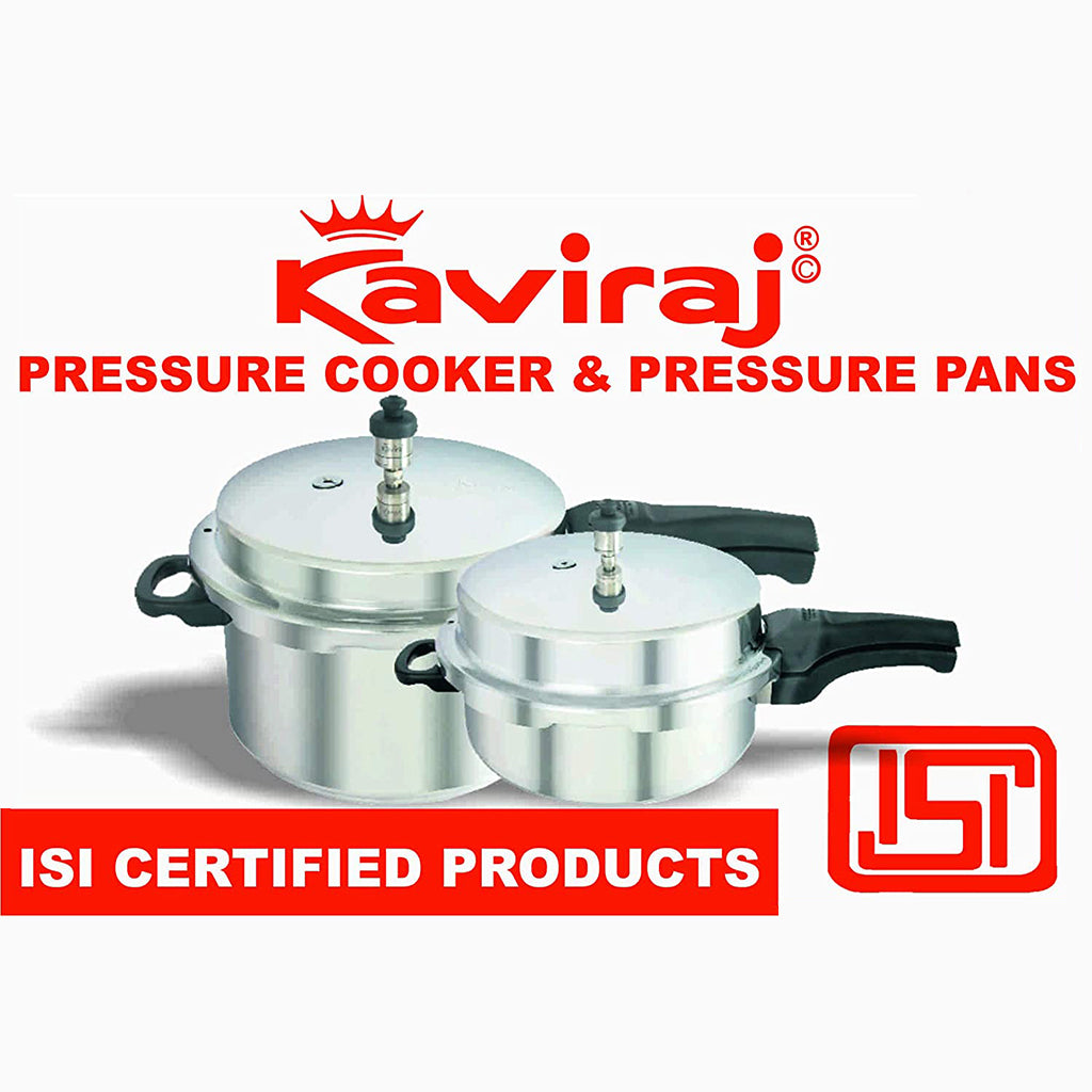 KAVIRAJ Aluminium Pressure Cooker, 1.5LTRS