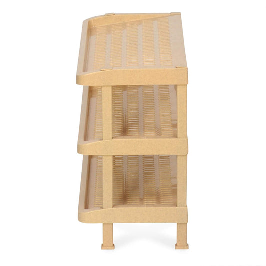 Nilkamal Multipurpose Rack 03 (Marble Beige)