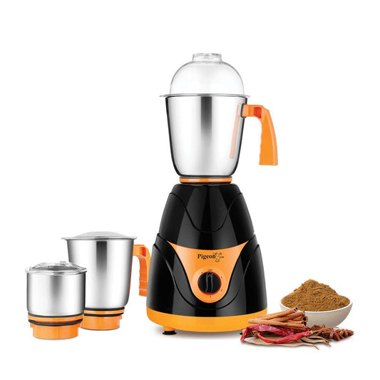 Pigeon mx7 Polycarbonate Black Pearl Mixer Grinder (750W, Multicolour)