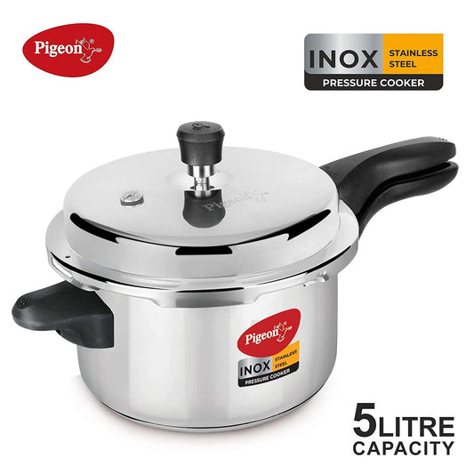 Pigeon by Stovekraft Inox Stainless Steel pressure cooker 5 L