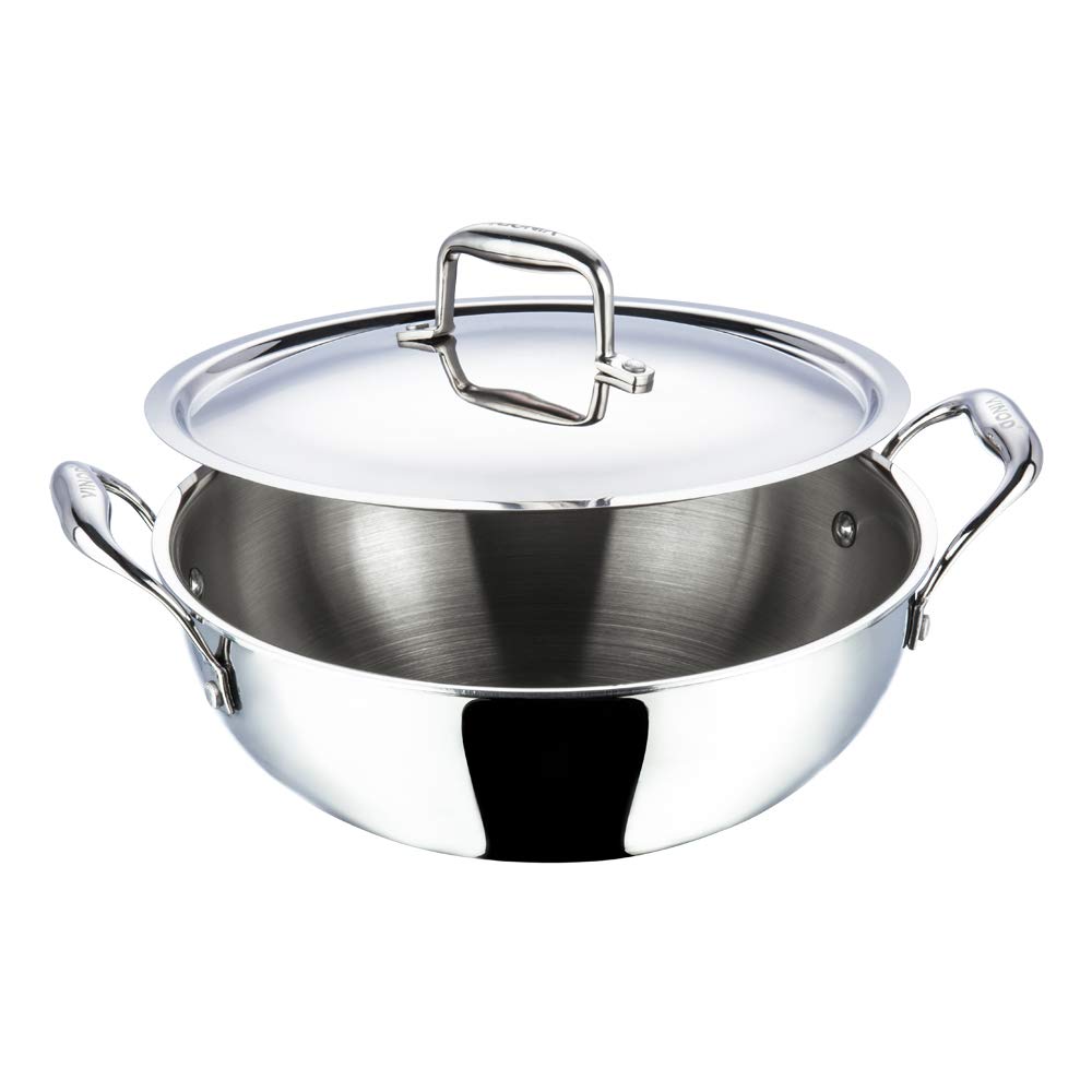 Vinod stainless on sale steel kadai