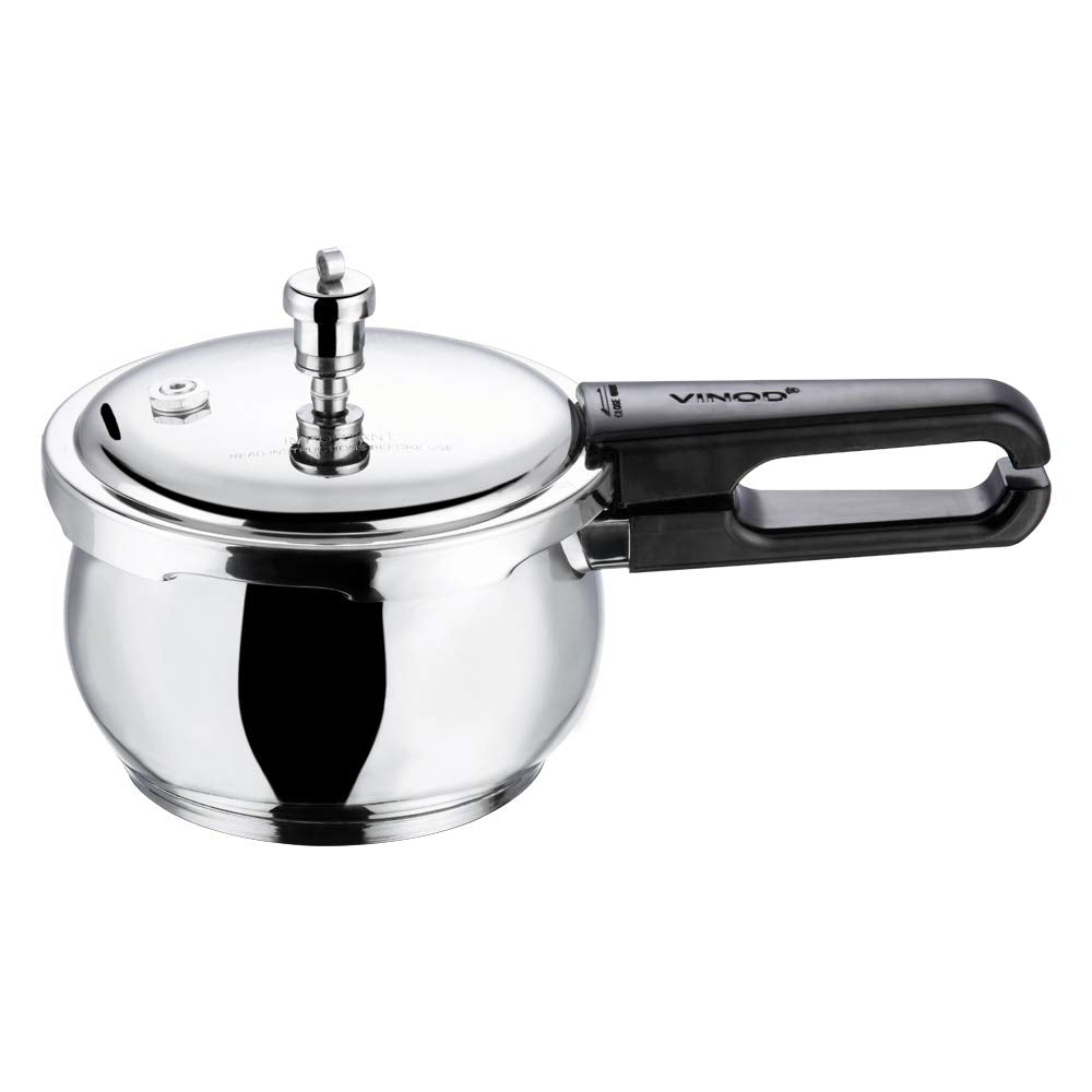 Vinod 18/8 Stainless Steel Splendid Plus Pressure Cooker -2.5 Ltr (Induction Friendly)